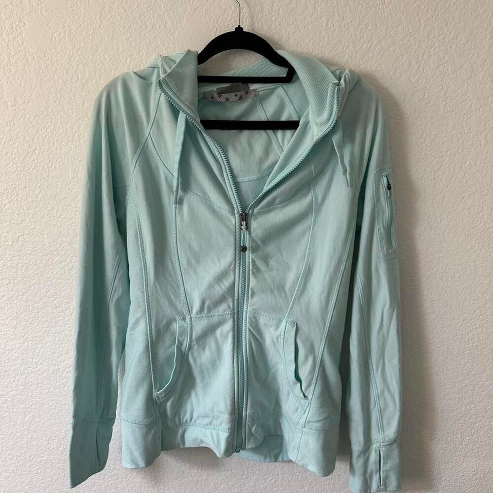 Athleta blue define jacket in
